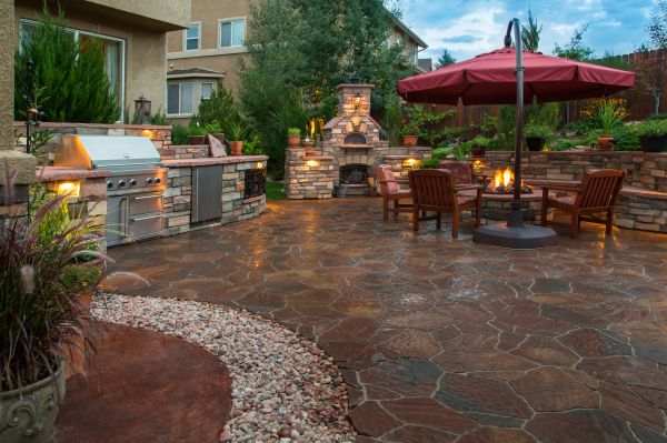 Stone Patio Construction in Schaumburg