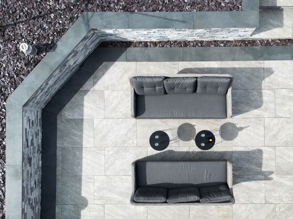 Porcelain Patio Installation in Schaumburg