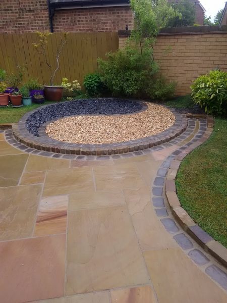 Sandstone Patio Installation in Schaumburg